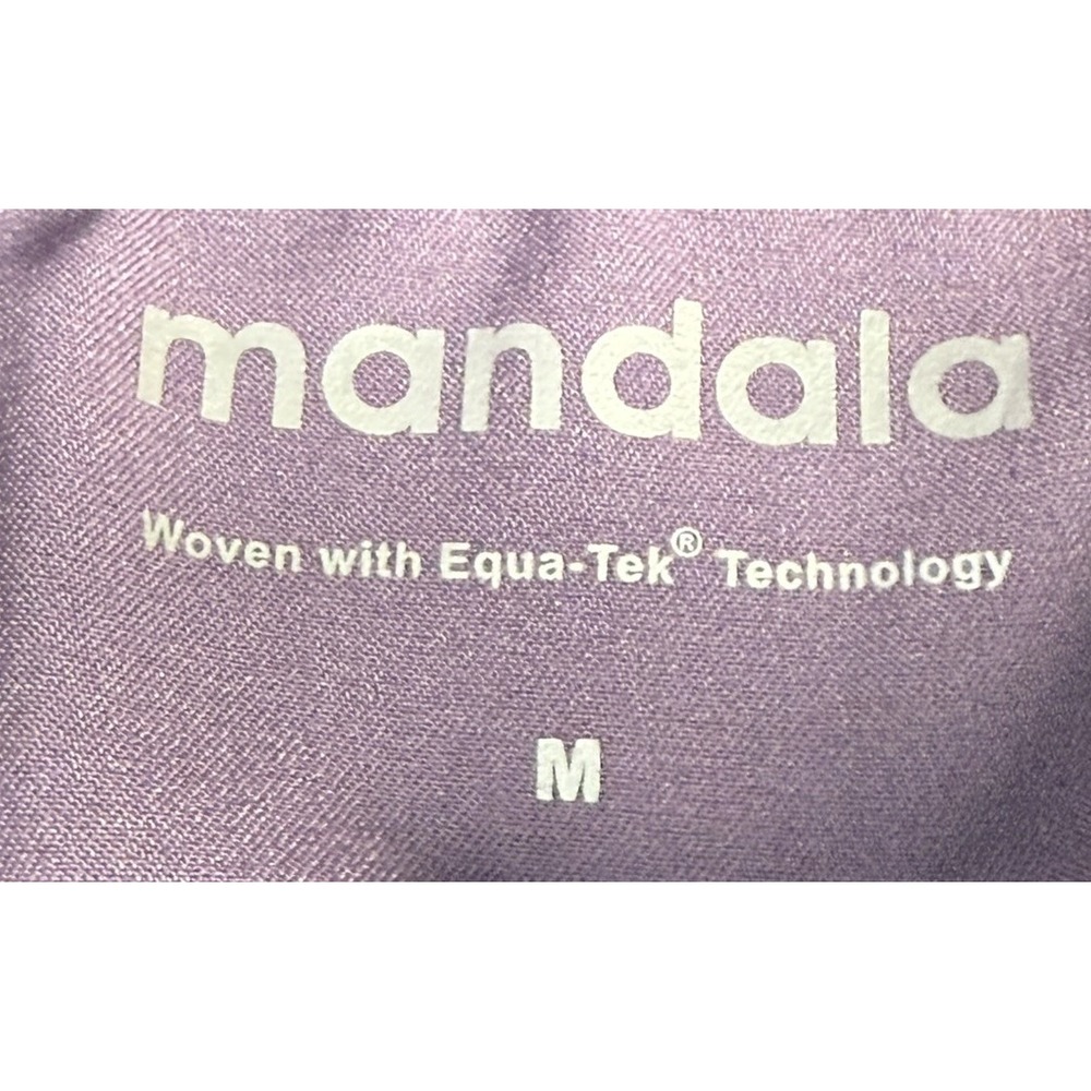 Mandala Scrub Set Mauve Medium Top & Bottoms Medical Dental Workwear NWOT - Picture 6 of 9